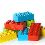 Stack of lego bricks